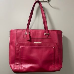 Coach side zip expandable Tote